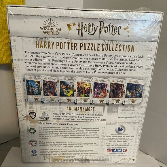 Harry Potter Quidditch puzzle sealed 24 x 18” brand new never used - Picture 4 of 5